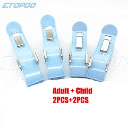 4pcs/Set ECG EKG Limb Clip Electrode for Adult or Children Pediatric Apply to BCI Bionet Biolight Contec Datex Edan GE Monitor