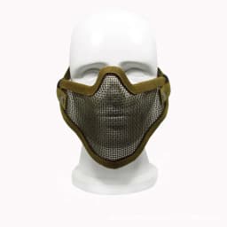 Airsoft Half Face Mask Tactical Metal Mesh Skull Protective Army Wargame Hunting Accessories Paintball Masks CS Shooting Masks