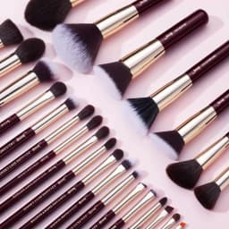 Jessup Makeup Brushes Set Professional Natural-Synthetic Hair Makeup Brush Foundation Powder Contour Eyeshadow 15-25pcs