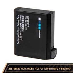 Original Replacement Battery For GoPro Hero 9 10 4 5 6 7 8 Hero4 Hero8 Hero6 335-06532-000 SPBL1B AHDBT-401 SPJB1B 601-10197-000