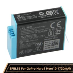 Original Replacement Battery For GoPro Hero 9 10 4 5 6 7 8 Hero4 Hero8 Hero6 335-06532-000 SPBL1B AHDBT-401 SPJB1B 601-10197-000