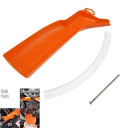 Motorcycle Transmission Crankcase Fill Funnel Primary Case Oil Fill Funnel Cover Sealing O-Ring For Harley Touring Dyna Softail