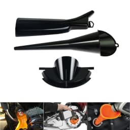 Motorcycle Transmission Crankcase Fill Funnel Primary Case Oil Fill Funnel Cover Sealing O-Ring For Harley Touring Dyna Softail