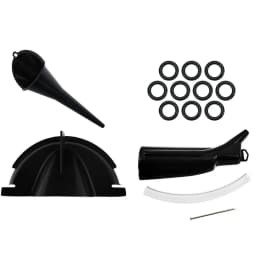 Motorcycle Transmission Crankcase Fill Funnel Primary Case Oil Fill Funnel Cover Sealing O-Ring For Harley Touring Dyna Softail