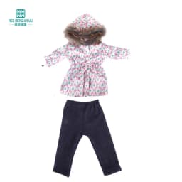 Clothes for Doll Fit 43-45cm Toy New Born Doll Accessories Fashion Knitted Suit, Cartoon Suit