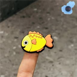 1Pcs Sea Animals Turtle Conch Crab Cute Fish PVC Shoe Charms Accessories Children Shoe Buckle Decorations Backpack Ormaments