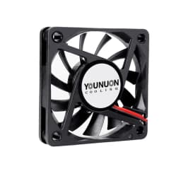 2 Pieces YOUNUON DC 5V/12V/24V Sleeve&Dual Ball Bearing 60mm 6cm 60x60x10mm Cooling Fan 6010 Brushless Cooling Cooler Fan