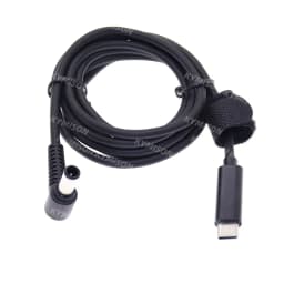 USB Type C to 6.5x4.4 6.5*4.4mm Male Plug Converter Laptop Charging Cable Cord for Sony LG Notebook PC Power Supply Adapter