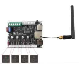 FYSETC E4 board minimal 3D printer control board based on the ESP32 microcontroller from ESPRESSIF built-in Wi-Fi and Bluetooth