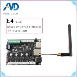 FYSETC E4 board minimal 3D printer control board based on the ESP32 microcontroller from ESPRESSIF built-in Wi-Fi and Bluetooth