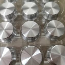 6mm Shaft Hole Aluminum Alloy Potentiometer Knob White