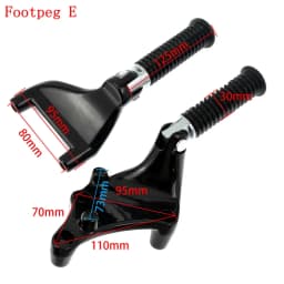 Motorcycle Black Footrest Rear Passenger Foot Pegs Mount Pedal For Harley Sportster XL 2000-2022 883 1200 72 48 Iron Forty Eight