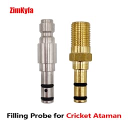 Air Filling Probe Quick Refill Charging Adapter for Kalibr Cricket Ataman Horhe Jager,6.38mm Diameter Straight Stem Or O-ring