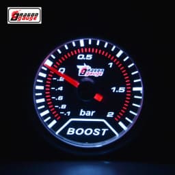Dragon 52mm Pointer Auto Car Refit Tachometer Water Oil Temperature Boost Pressure Volt Exhaust Gas Gauge Aif Fuel RPM Meter