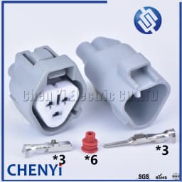 3 Pin male or female waterproof auto connector Ignition Coil wire harness Plug 6188-0099 6189-0179 90980-11016 For Toyota Honda