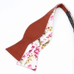 Adjustable Bowties Self Bow Tie Handmade Solid Color Floral Cotton Bowtie Men Classic Business Wedding Party Ties Bowknot Gift