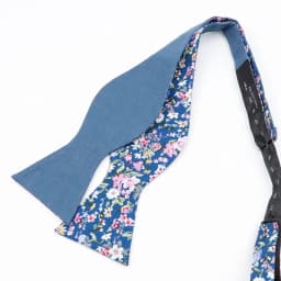 Adjustable Bowties Self Bow Tie Handmade Solid Color Floral Cotton Bowtie Men Classic Business Wedding Party Ties Bowknot Gift