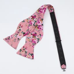 Adjustable Bowties Self Bow Tie Handmade Solid Color Floral Cotton Bowtie Men Classic Business Wedding Party Ties Bowknot Gift