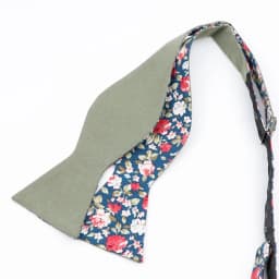 Adjustable Bowties Self Bow Tie Handmade Solid Color Floral Cotton Bowtie Men Classic Business Wedding Party Ties Bowknot Gift