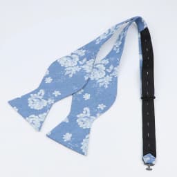 Adjustable Bowties Self Bow Tie Handmade Solid Color Floral Cotton Bowtie Men Classic Business Wedding Party Ties Bowknot Gift