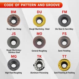 10PCS Carbide Milling Insert RPMT08T2 RPMT10T3 RPMT1204 RPMW1003 RDMW1605 Indexable Turning Tool CNC Lathe Milling Cutter