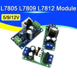 1/5/10Pcs LM7805 LM7806 LM7809 LM7812 DC/AC Three Terminal Voltage Regulator Power Supply Module 5V 6V 9V 12V Output Max 1.2A