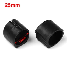 10pcs/Set U Shaped Black Chair Leg Pad Non-Slip Anti-Front Tilt Damper Stool Floor Protector Durable Plastic Tube Caps Useful