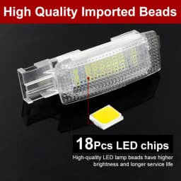 Canbus LED Interior Sun Visor Vanity Mirror Light Reading Lamps For VW Golf4 5 6 7 Plus Passat B5 B6 B7 CC Jetta Polo Beetle EOS