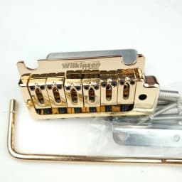 Wilkinson 2 Post Point Gold Double Swing Electric Guitar Tremolo System Bridge for ST and Suhr Guitar WOV08