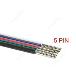 2/3/4/5/6pin Electrical Wire LED Cable 5-100m LED Extension Cable For RGB RGBW RGBWW SMD WS2812B LED Strip Light JST Connector