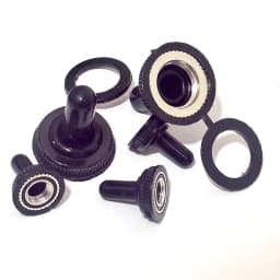 10Pcs 6mm/12mm Rubber Waterproof Cover Hat Boot Cap Dust Proof Water Proof Protect For MTS/E-TEN Mini Toggle Switch