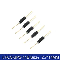 5-50PCS N/O Reed switch Magnetic Switch 2 * 14mm Normally Open Magnetic Induction switch N/C Normally closed MKA14103 GPS-14B