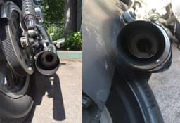Motorcycle Exhaust Muffler Silencer iron Eliminator for YAMAHA FZR 600R 400 RR RRSP FZ600 TRX850 TRophy SE TT 600 FZR 600