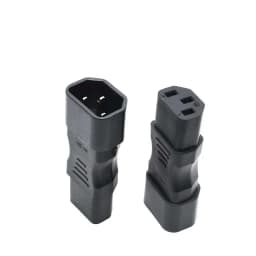 IEC60320 C13 Angle Converter Angle Extension Cable C13 to C14 PDU Up Down Right Angle Power Cables Male to Female AC Power Cord