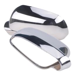 Rhyming Chrome/Sliver Rearview Mirror Cover For VW Golf MK4 Jetta MK4 Passat B5 Left/Right Same Size Replacement Side Mirror Cap