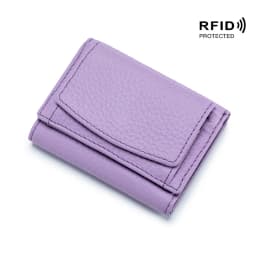 New Women Genuine Leather Purses Female Cowhide Wallets Lady Small Coin Pocket Rfid Card Holder Mini Money Bag Portable Clutch