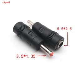 Cltgxdd 1 PCS 5.5 X 2.1/2.5 mm Male/Female To 3.5 X 1.35 mm F-M DC Power Connector FOR Adapter Laptop 5.5*2.1/2.5 to 3.5*1.35mm