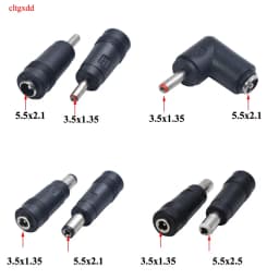 Cltgxdd 1 PCS 5.5 X 2.1/2.5 mm Male/Female To 3.5 X 1.35 mm F-M DC Power Connector FOR Adapter Laptop 5.5*2.1/2.5 to 3.5*1.35mm