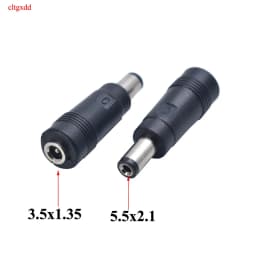 Cltgxdd 1 PCS 5.5 X 2.1/2.5 mm Male/Female To 3.5 X 1.35 mm F-M DC Power Connector FOR Adapter Laptop 5.5*2.1/2.5 to 3.5*1.35mm