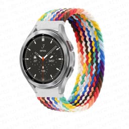 Braided Solo Loop band for Samsung Galaxy watch 7/6/5/4 44mm 40mm/4 classic 42 46mm Watchband 22 20mm correa Galaxy 5 45mm strap