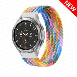 Braided Solo Loop band for Samsung Galaxy watch 7/6/5/4 44mm 40mm/4 classic 42 46mm Watchband 22 20mm correa Galaxy 5 45mm strap