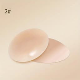 1 Pair Reusable Breast Petals Nipple Cover Invisible Petal Adhesive Strapless Backless Stick on Bra Silicone Breast Patch