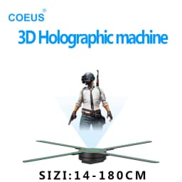 3D Hologram Projector Advertising Display Luces Led Light Sign Holographic Player Support Images Video Draw Audiences