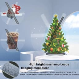 3D Hologram Projector Advertising Display Luces Led Light Sign Holographic Player Support Images Video Draw Audiences