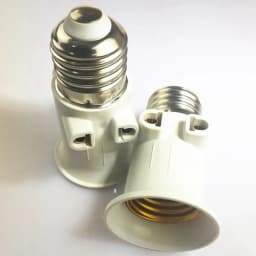 European Fireproof 100-240V 4A Eu Plug Connector E27 Bulb Adapter Lamp Holder Base Socket Conversion Accessories