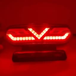 12V Motorcycle Rear Lights LED Motorcycle Brake Light ATV Tail Light Motorbike Stop Turn Signal Direction Indicator Blinker