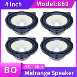 4 Inch Midspeaker For BMW E60 E61 E63 E64 E65 E66 F07 F01 F02 F03 X3 E83 X5 E70 X6 E71 E72 3 5 7 Series Horn Loundspeakers Refit