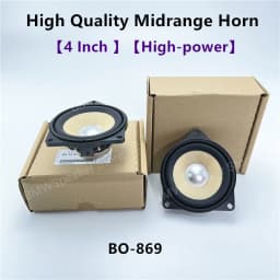 4 Inch Midspeaker For BMW E60 E61 E63 E64 E65 E66 F07 F01 F02 F03 X3 E83 X5 E70 X6 E71 E72 3 5 7 Series Horn Loundspeakers Refit