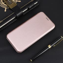 Carbon Fiber Magnetic Flip Cover Case for IPhone 15 14 13 12 Pro Max Mini 11 SE XS XR X Max 6 6S 7 8 Plus Wallet Card Holder