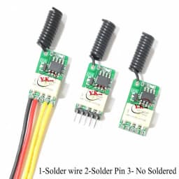 Push Button Saving Mini Relay Contact RF Wireless Switches3.7v4.2v5v6v7.4v9v12v 433 Smart Home Small Tiny Remote Switches ASK